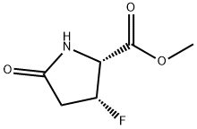 Proline, 3-fluoro-5-oxo-, methyl ester, cis- (9CI)|