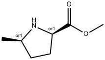 Proline, 5-methyl-, methyl ester, cis- (9CI) 结构式