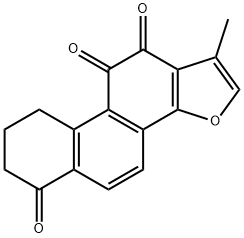 8,9-Dihydro-1-methylphenanthro[1,2-b]furan-6,10,11(7H)-trione Structure