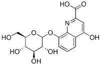xanthurenic acid 8-O-glucoside Struktur