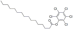 pentachlorophenyl palmitate 化学構造式