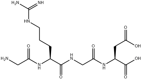 GLY-ARG-GLY-ASP, 97461-81-9, 结构式