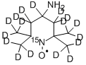 4-AMINO-2,2,6,6-TETRAMETHYLPIPERIDINE-D17, 1-15N-1-OXYL|4-氨基-2,2,6,6-四甲基哌啶氧-D17,15N氘代