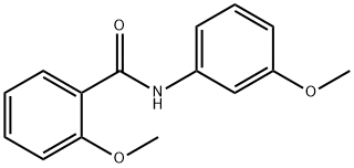 2-甲氧基-N-(3-甲氧基苯基)苯甲酰胺, 97492-35-8, 结构式