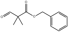 2,2-ジメチル-3-オキソプロパン酸ベンジル 化学構造式