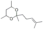 2,4,6-TRIMETHYL-2-(4-METHYL-3-PENTENYL)-1,3-DIOXANE 结构式