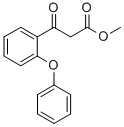3-OXO-3-(2-PHENOXYPHENYL)PROPIONIC ACID METHYL ESTER 化学構造式