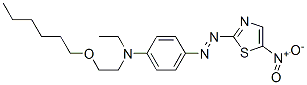 N-ethyl-N-[2-(hexyloxy)ethyl]-4-[(5-nitrothiazol-2-yl)azo]aniline 结构式