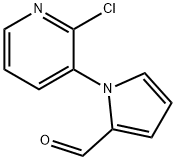 1-(2-Chloro-pyridin-3-yl)-1H-pyrrole-2-carbaldehyde Struktur