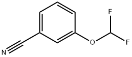 3-(DIFLUOROMETHOXY)BENZONITRILE Structure