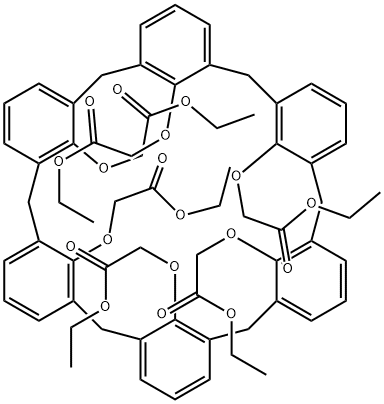 カリックス[6]アレーンヘキサ酢酸ヘキサエチル 化学構造式