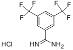 3,5-双(三氟甲基)苄脒盐酸盐 结构式