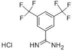 3,5-BIS(TRIFLUOROMETHYL)BENZAMIDINE HYDROCHLORIDE Structure