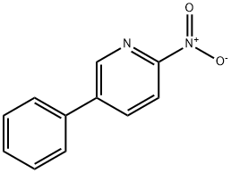 2-硝基-5-苯基吡啶 结构式