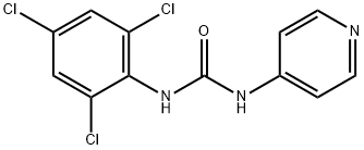 N-(4-PYRIDYL)-N'-(2,4,6-TRICHLOROPHENYL)UREA Structure