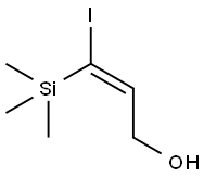 3-IODO-3-TRIMETHYLSILANYL-PROP-2-EN-1-OL Struktur