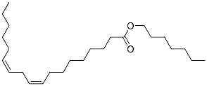 heptyl (9Z,12Z)-octadeca-9,12-dienoate 结构式