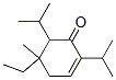 5-ethyl-2,6-bis(isopropyl)-5-methylcyclohex-2-en-1-one 结构式