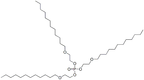 りん酸トリス[2-(ドデシルオキシ)エチル] 化学構造式