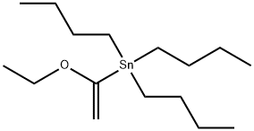 (1-エトキシエテニル)トリブチルスタンナン 化学構造式