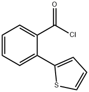 2-(2-噻吩基)苯甲酰氯, 97677-81-1, 结构式