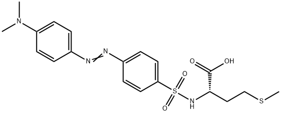 4-二甲氨基偶氮苯-4'-磺酰-L-蛋氨酸,97684-99-6,结构式