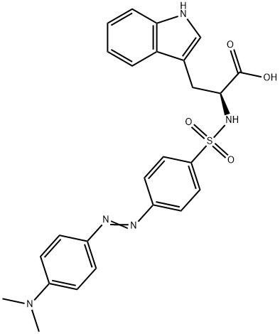 DABSYL-L-TRYPTOPHAN Struktur