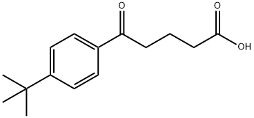 5-(4-TERT-ブチルフェニル)-5-オキソ吉草酸 化学構造式