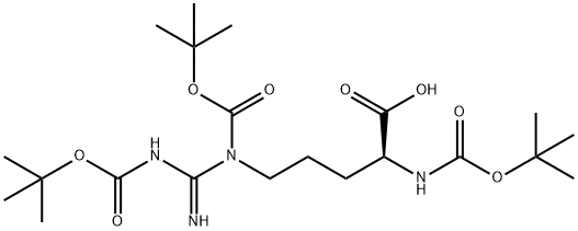 三叔丁氧羰基精氨酸 结构式