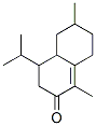 4,4a,5,6,7,8-hexahydro-1,6-dimethyl-4-(1-methylethyl)naphthalen-2(3H)-one 结构式