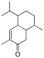 4a,5,6,7,8,8a-hexahydro-3,8-dimethyl-5-(1-methylethyl)naphthalen-2(1H)-one 结构式