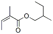2-methylbutyl (E)-(-)-2-methylisocrotonate 结构式