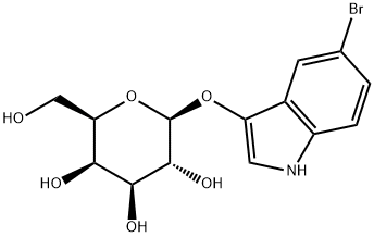 5-Bromo-3-indolyl-beta-D-galactopyranoside Structure