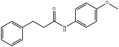 N-(4-methoxyphenyl)-3-phenylpropanamide, 97754-31-9, 结构式