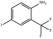 2-アミノ-5-ヨードベンゾトリフルオリド 化学構造式