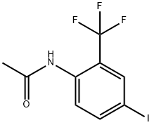 4'-ヨード-2'-(トリフルオロメチル)アセトアニリド 化学構造式