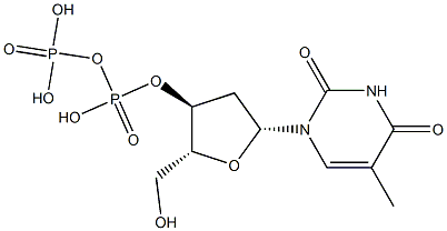 Thymidine 3'-diphosphoric acid 结构式