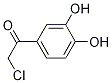 2-CHLORO-3',4'-DIHYDROXYACETOPHENONE 化学構造式
