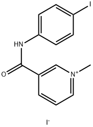 1-methyl-3-(N-(4-iodophenyl)carbamoyl)pyridinium iodide Structure