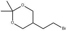 5-(2-BROMOETHYL)-2,2-DIMETHYL-1,3-DIOXANE Structure