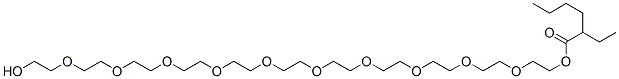Hexanoic acid, 2-ethyl-, 32-hydroxy-3,6,9,12,15,18,21,24,27,30-decaoxadotriacont-1-yl ester|