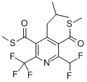 2-(トリフルオロメチル)-6-(ジフルオロメチル)-4-(2-メチルプロピル)-3,5-ピリジンジカルボチオ酸S,S'-ジメチル
