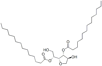 Sorbitan, ditetradecanoate Struktur