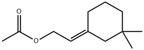 (E)-2-(3,3-dimethylcyclohexylidene)ethyl acetate 结构式