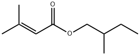 2-甲基丁基 3-甲基丁烯酸酯 结构式