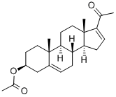 酢酸20-オキソプレグナ-5,16-ジエン-3β-イル 化学構造式