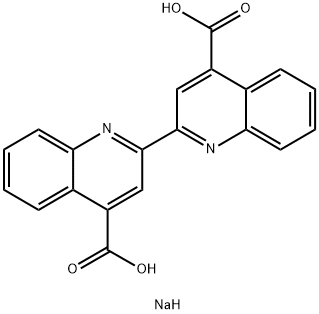 ビシンコニン酸二ナトリウム水和物 化学構造式