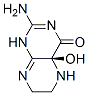 4(1H)-Pteridinone,2-amino-4a,5,6,7-tetrahydro-4a-hydroxy-,(S)-(9CI) Struktur