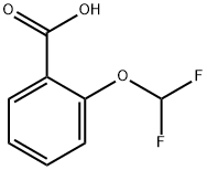 2-(ジフルオロメトキシ)安息香酸 化学構造式
