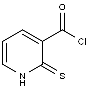 3-Pyridinecarbonyl chloride, 1,2-dihydro-2-thioxo- 结构式